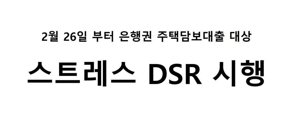 스트레스 DSR