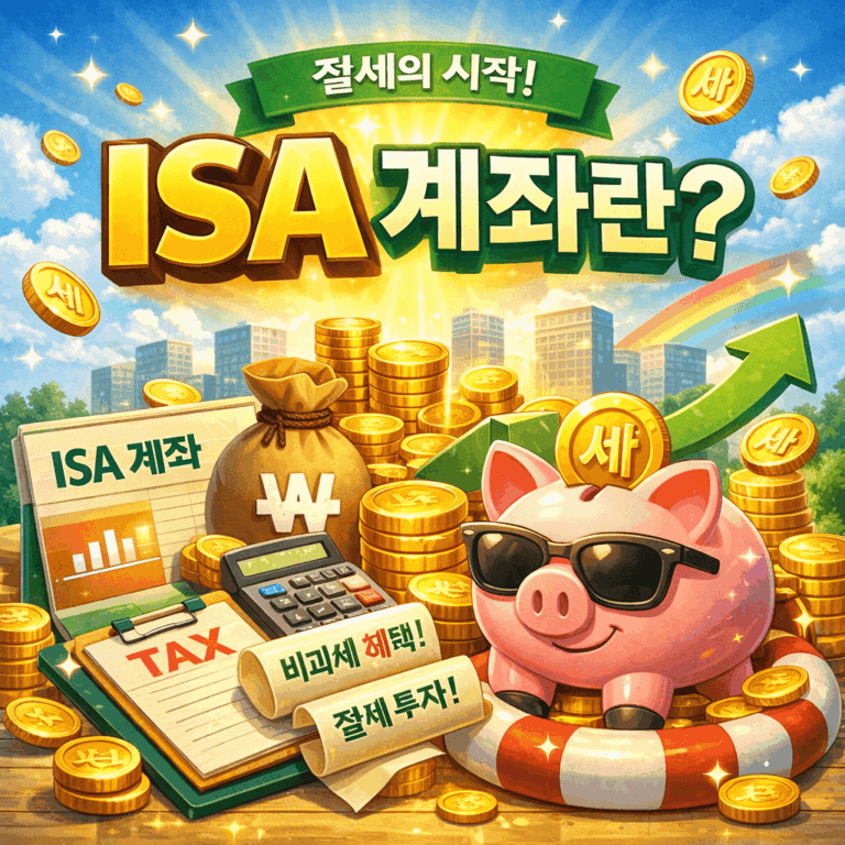 [건부기] ISA 계좌란? – 국내 주식 절세 혜택