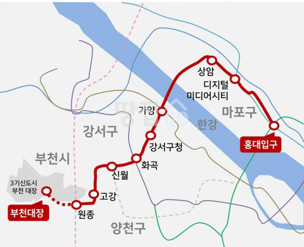 대장홍대선