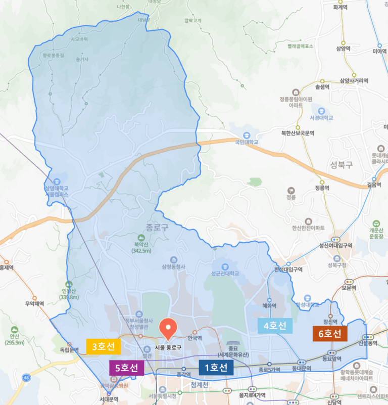 [건부기] 종로구 임장기 – 종로구 종합 분석