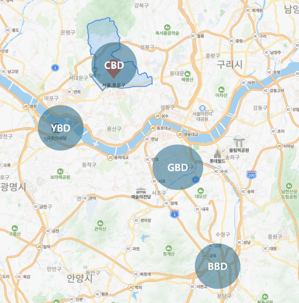 주요업무지구